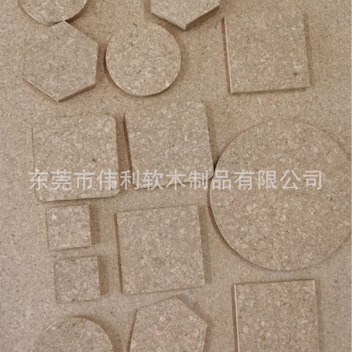 Various shapes pot mat, water pine coaster, advertising mat, Cork mat gift mat colorful Cork mat