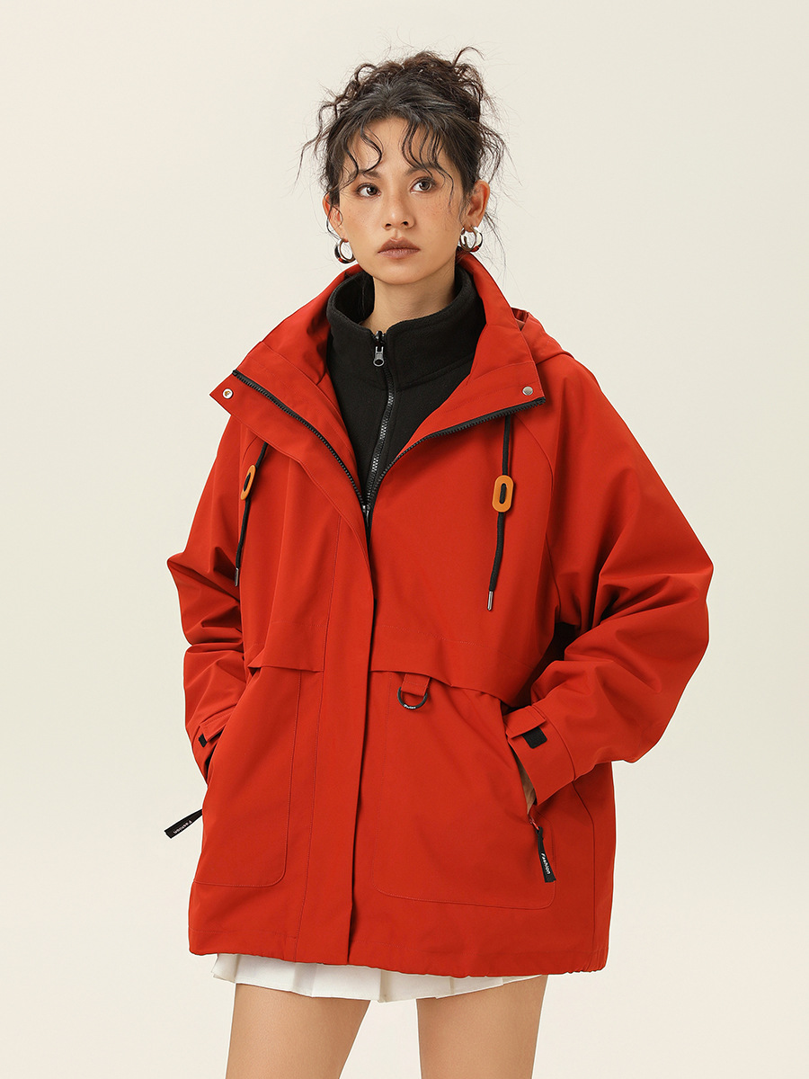 Picture of The Story of Rose Liu Yifei Huang Yimei with Light and Thin Three-in-One Outdoor Workwear Jacket Women's Mountaineering Jacket
