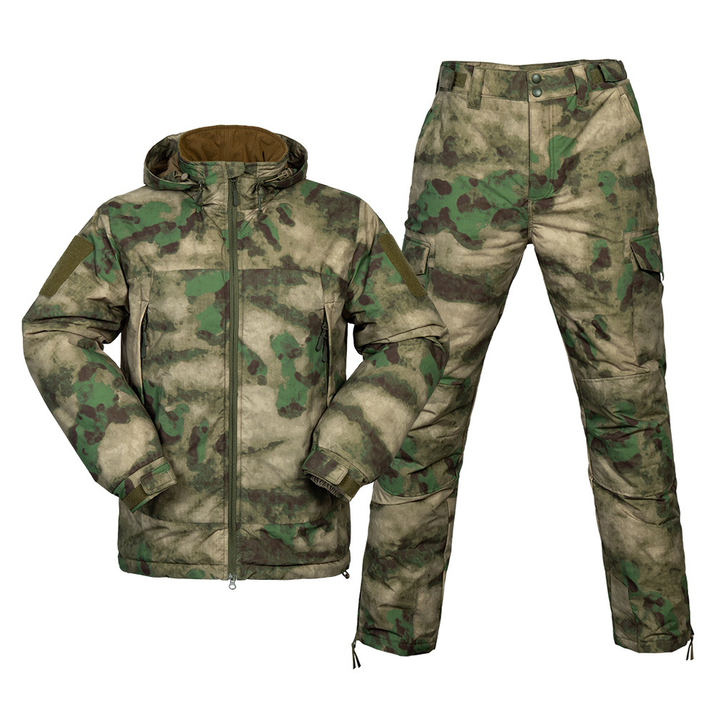 Picture of Faldan F7 portable cold-proof cotton-padded jacket suit autumn and winter outdoor water-splashing warm cotton-padded jacket training suit wholesale