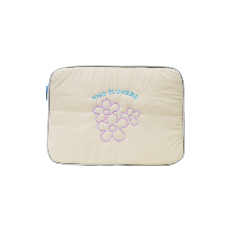 Picture of Space Cotton Embroidered Computer Bag 14inch Women's Inner Bag 16inch Bubble Wrap Cotton Polyester Soft Notebook Breathable and Shock-Resistant