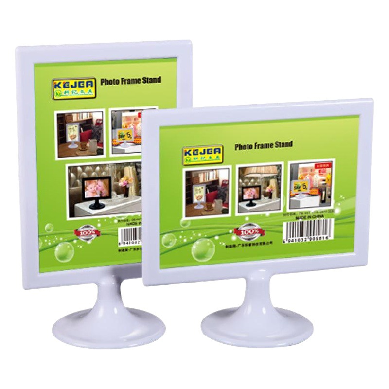 Keji Table Card T-type Transparent Table Card A4/A5 Double-sided Table Card Photo Rack Table Card Display Card A6 Price Card