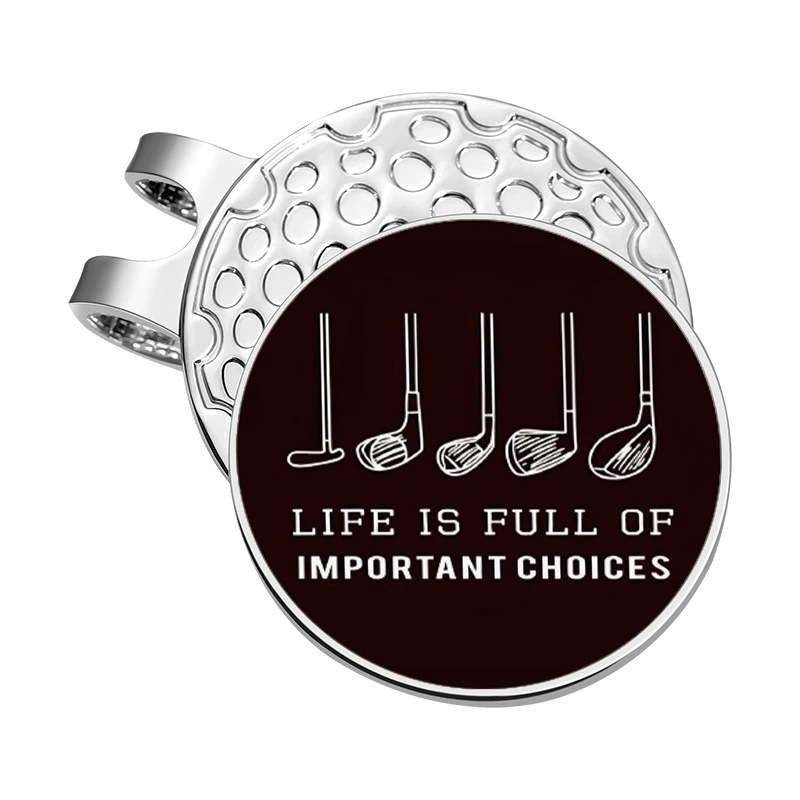 Picture of Golf cap clip magnetic ball mark metal mark cross-border hot sale