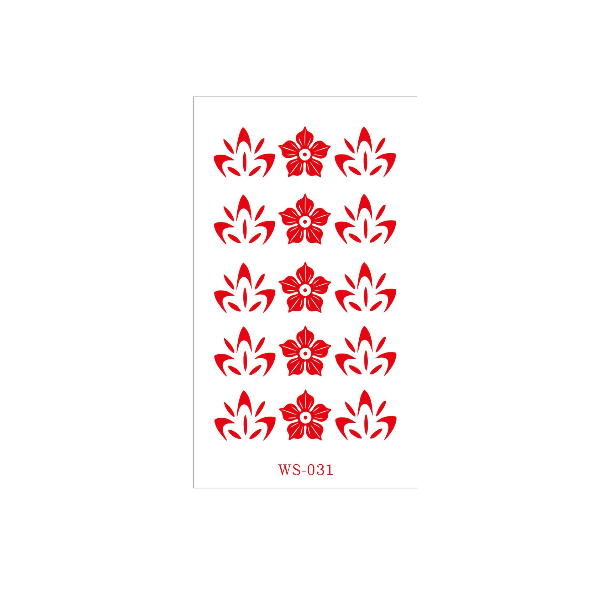Picture of New Nezha Acrylic Face Tattoo Sticker Children's Forehead Print Eyebrow Sticker Waterproof Sweat Painted Face Sticker