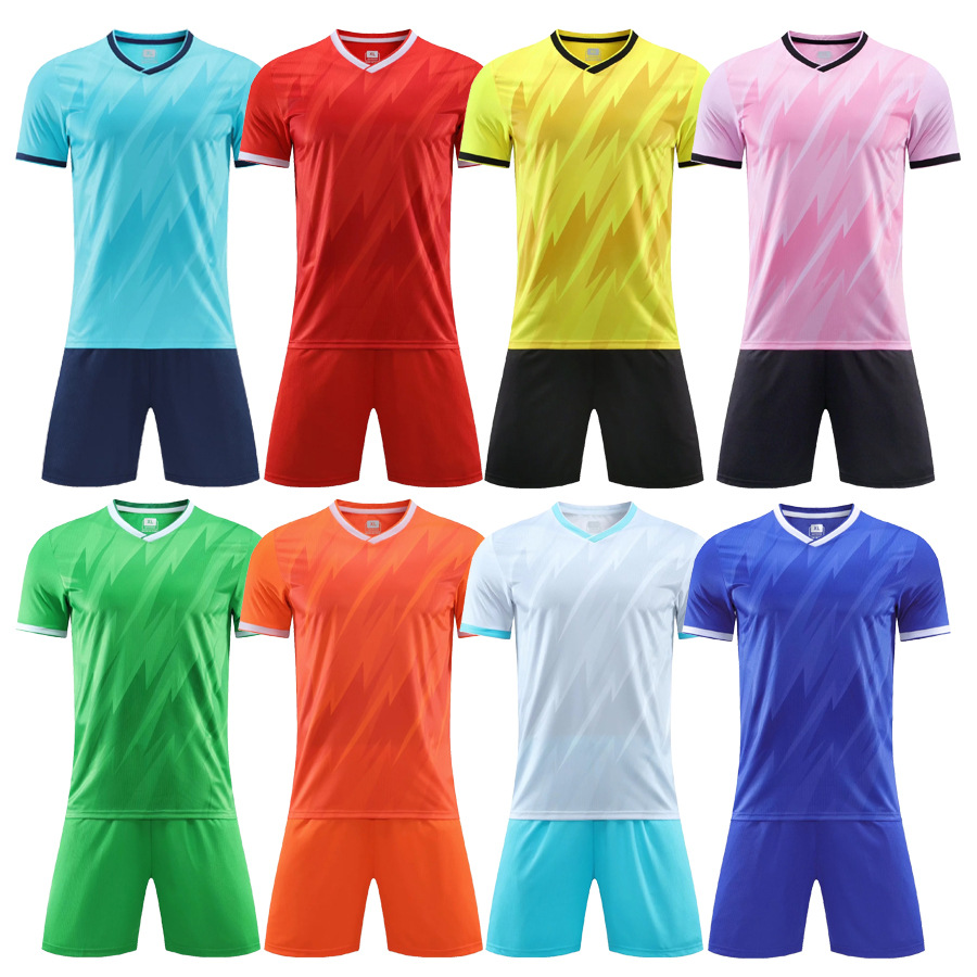 Adult Children Football Training Sportswear Short-sleeved suit Primary and Middle School Students Team Competition Jersey Club Training