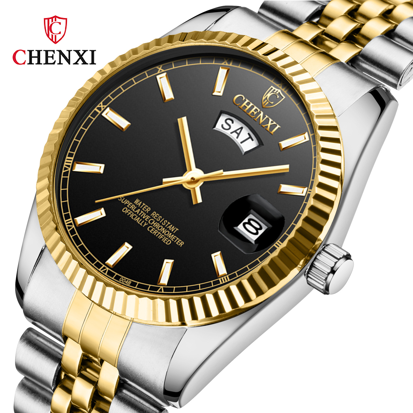 wristwatch men luminous watch morning men's watch wholesale business watch men's double calendar quartz watch