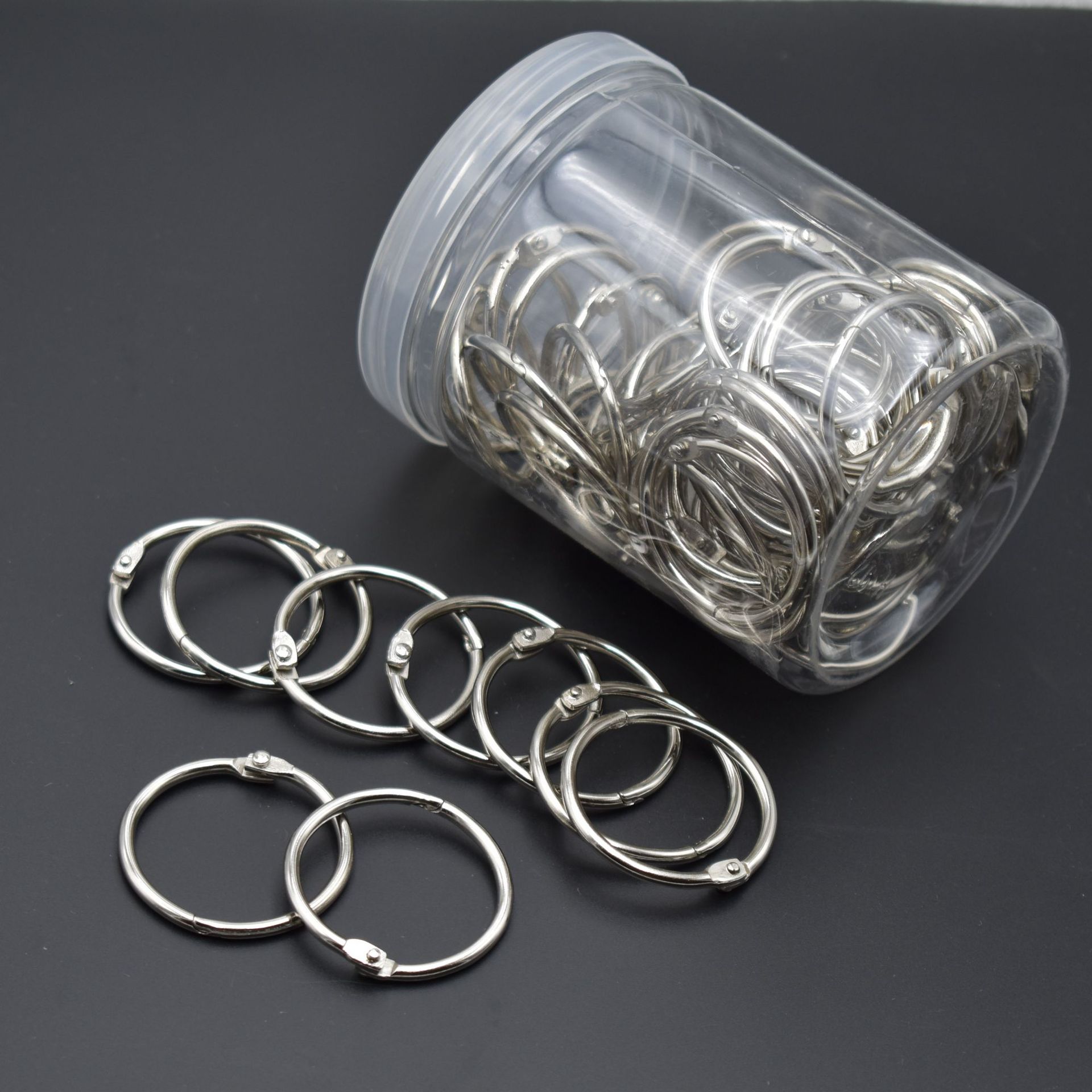 Picture of Factory wholesale loose-leaf ring book ring desk calendar binding iron ring opening buckle ring photo album card hanging ring loose-leaf ring spot