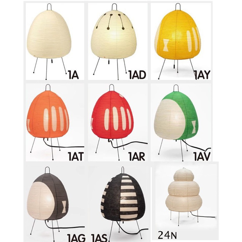 Quiet Wind Nogouchi Paper Lantern Nightlight Bedroom Bedside Decorative Table Lamp Japanese Homestay Tea Room Study Rice Paper