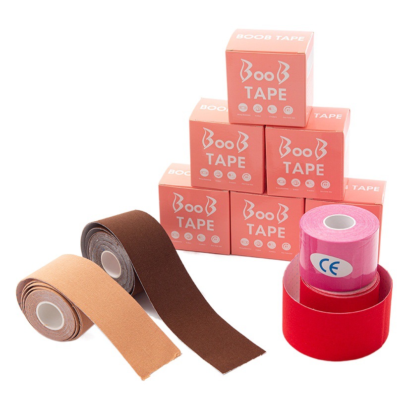 Small lifting silicone latex suit transparent stretch cloth chest tape anti-light stickers Boob Tape