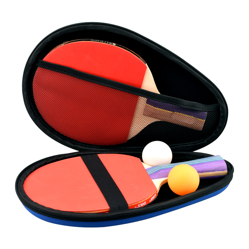 Picture of Factory Direct Supply Gourd-Shaped Table Tennis Racket Set Racket Bag Table Tennis Racket Box Eva Hard Shell Cosmetics Bag Supports Printing