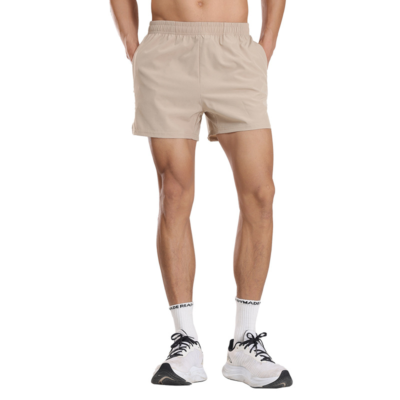 Picture of lulu quick-drying running shorts training marathon sports shorts men's breathable fitness casual three-point basketball pants