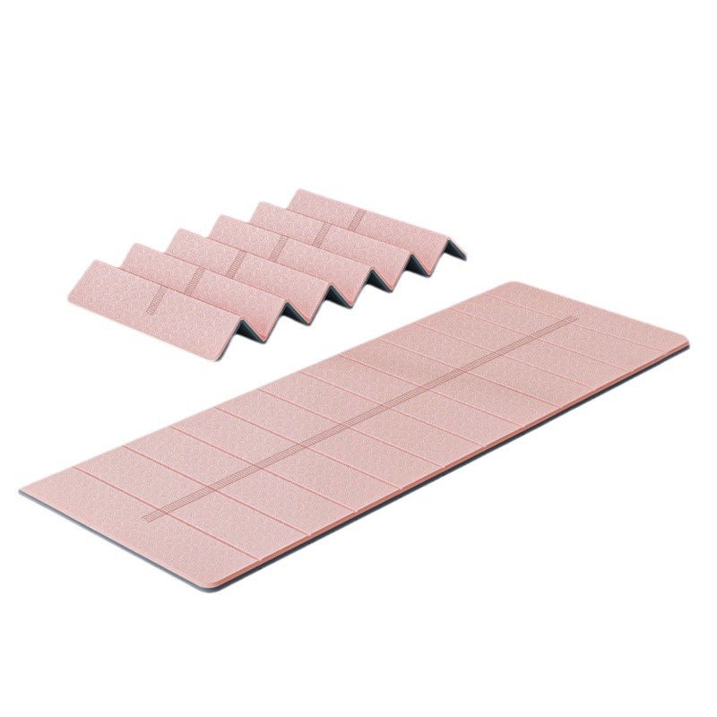 Picture of Foldable TPE yoga mat non-slip tasteless yoga fitness mat student lunch break mat non-slip professional sports mat
