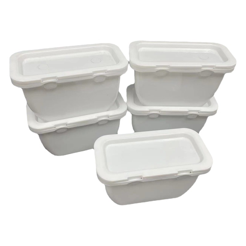 Laundry beads packaging storage box fragrant beads plastic Opal with lid PP storage box large price excellent