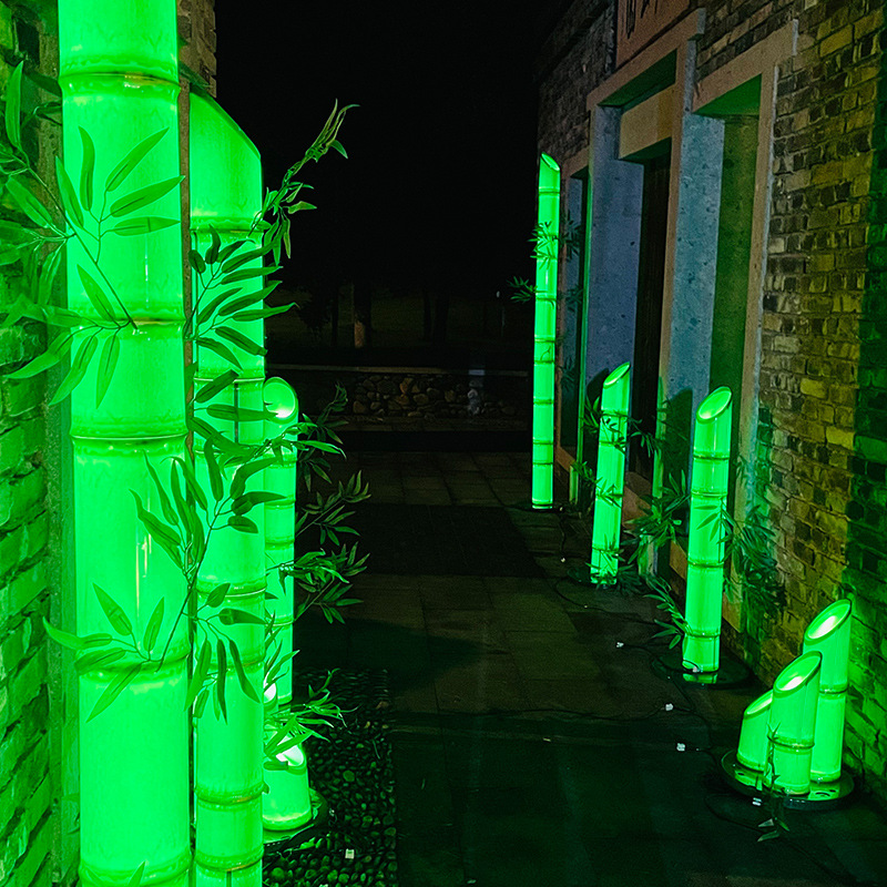 Courtyard Simulation Bamboo LED Luminous Bamboo Light Lawn Light Garden Landscape Outdoor Lighting Bamboo Road Lead Park