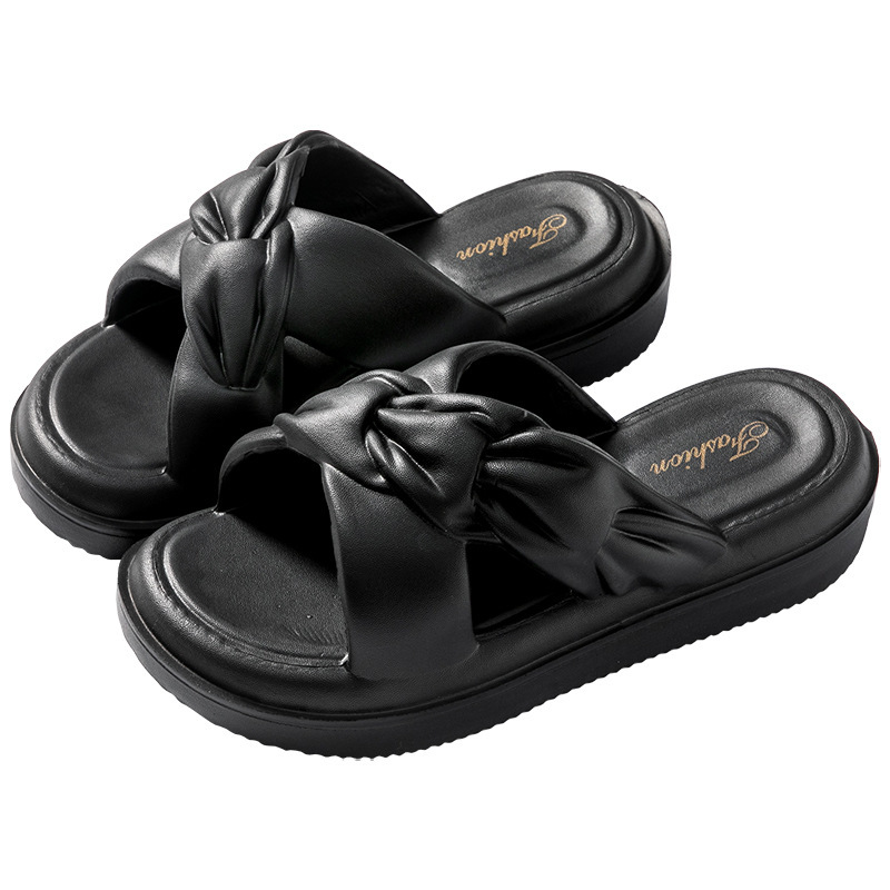 Picture of Sandals and Slippers for Women Summer 2024 New Style Outer Wear Thick Sole Height Increased Non-Slip Feeling Internet Popular Beach Slippers for Summer