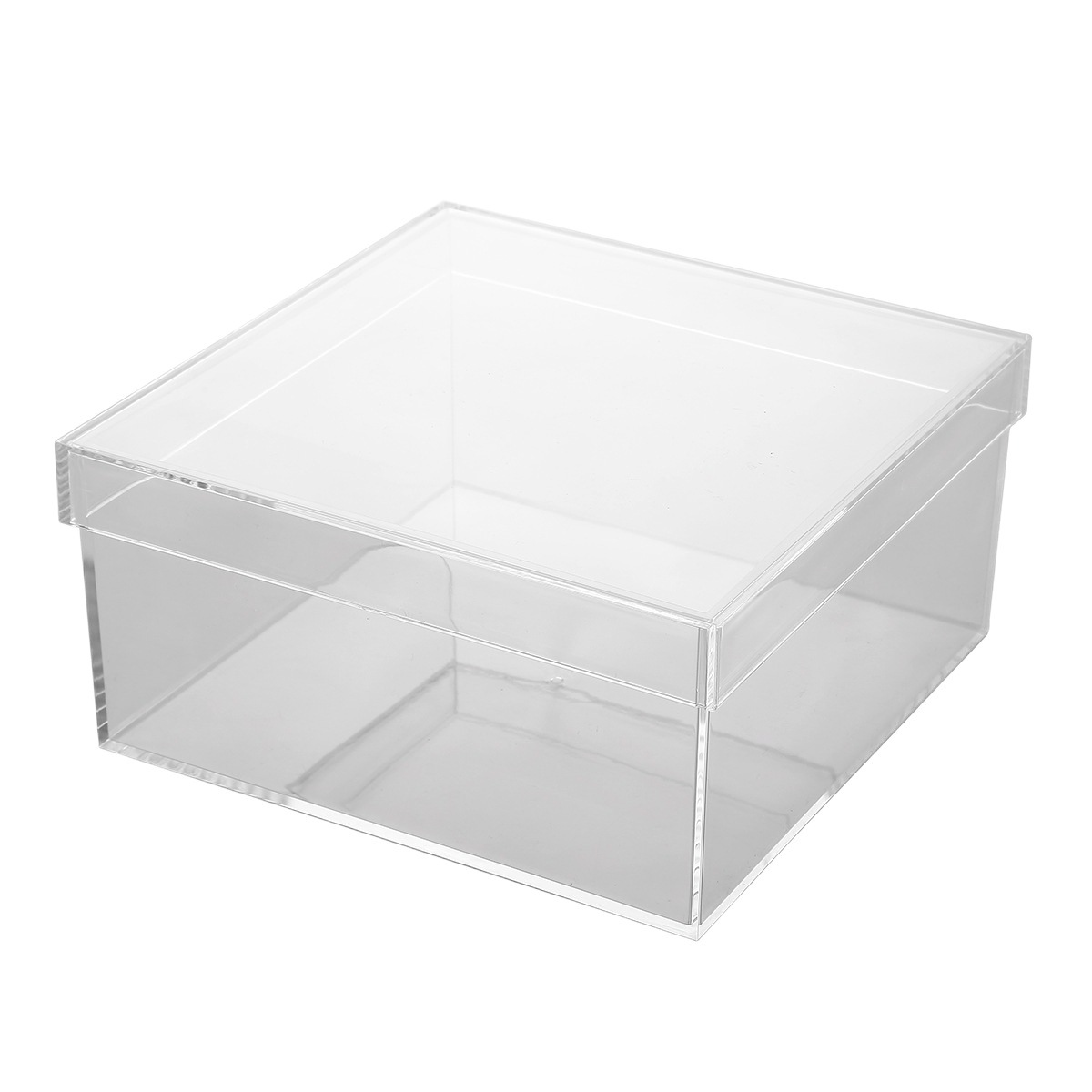 Christmas plastic transparent box 20*20*10cm hand gift box crystal box wedding gift set box acrylic