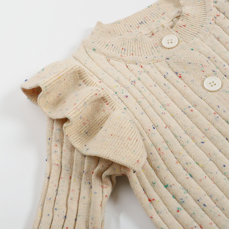 Picture of Foreign trade baby Autumn jumpsuit knitted sweater spring and autumn cotton romper outer wear autumn newborn clothes