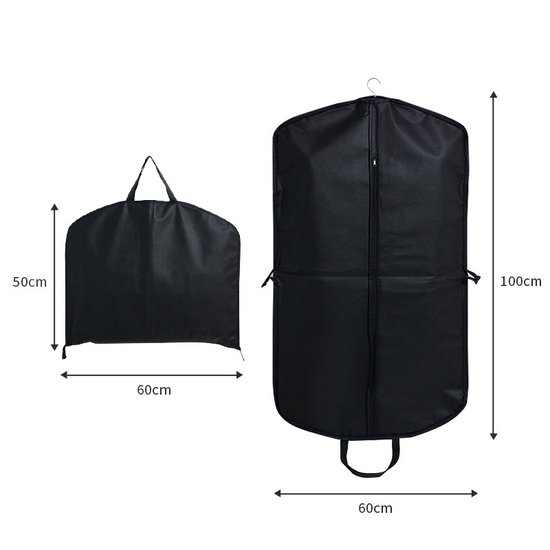Picture of High-end nylon Oxford cloth suit bag portable handle travel storage bag zipper non-woven suit dustproof bag