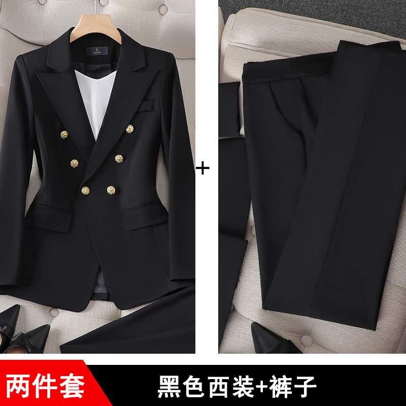 Picture of Spring and Autumn Business Wear Women's suit Women's Fashion Dress Stitching Women's Suit Work Clothes Korean Casual Small Suit
