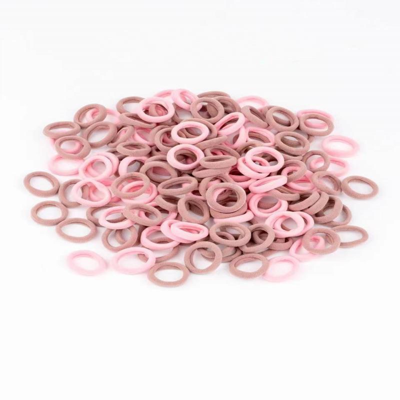 Picture of South Korea small size hair band baby towel ring does not hurt hair rubber band Girl's colorful cute hair tie children's hair accessories