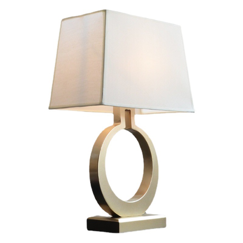 American Table Lamp Bedroom Simple Modern Creative Stylish Warm Light Bedside Table Scandinavian Decoration Wedding Room Warm Bedside Lamp