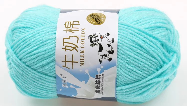 Picture of Tufted wool five-strand milk cotton wool crochet handmade DIY doll woven cushion hook shoe thread manufacturers wholesale