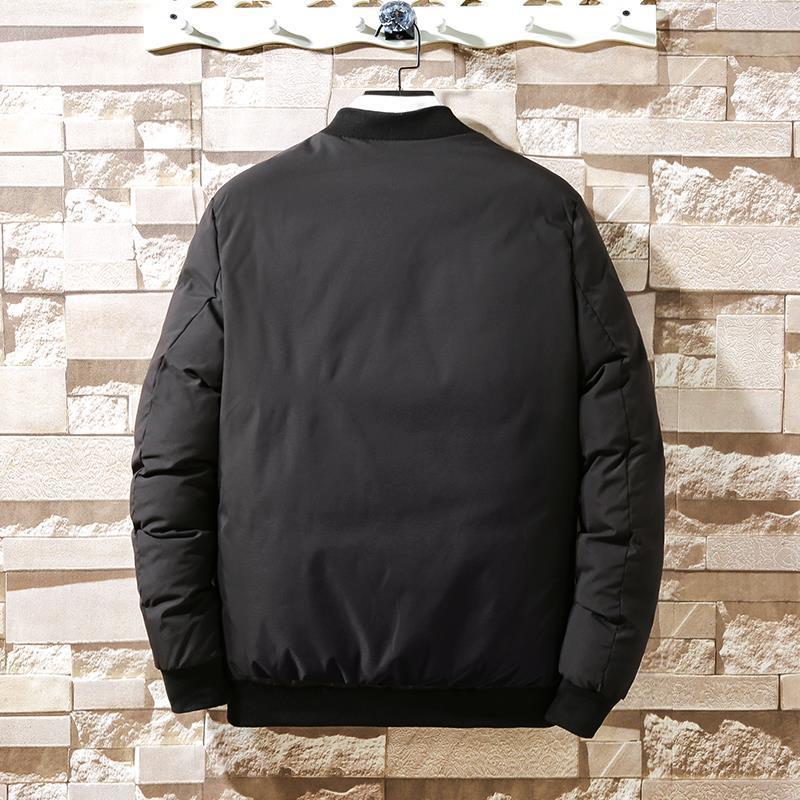 Picture of Chinese Style Men's Coat with Buckle Cotton-padded Coat Vintage Chinese Style Tang Suit Cotton-padded Coat Men's plus size Fat Down Cotton-padded Coat Coat Winter