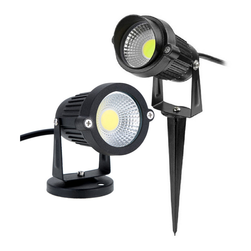 5 Watt Plug-in Lawn Light 5W Outdoor Waterproof Courtyard Landscape Road Spotlight Low Voltage 12v Plug-in Light Tree Light