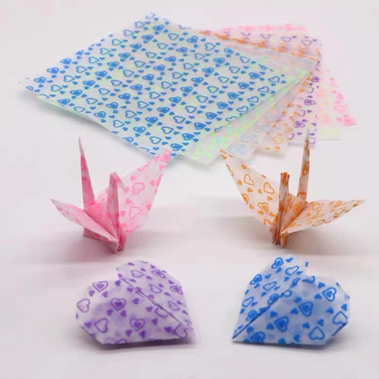 Picture of Luminous Twelve Constellations Starry Sky Paper Love Paper Crane Rose DIY Luminous Heart Origami Square Star Paper