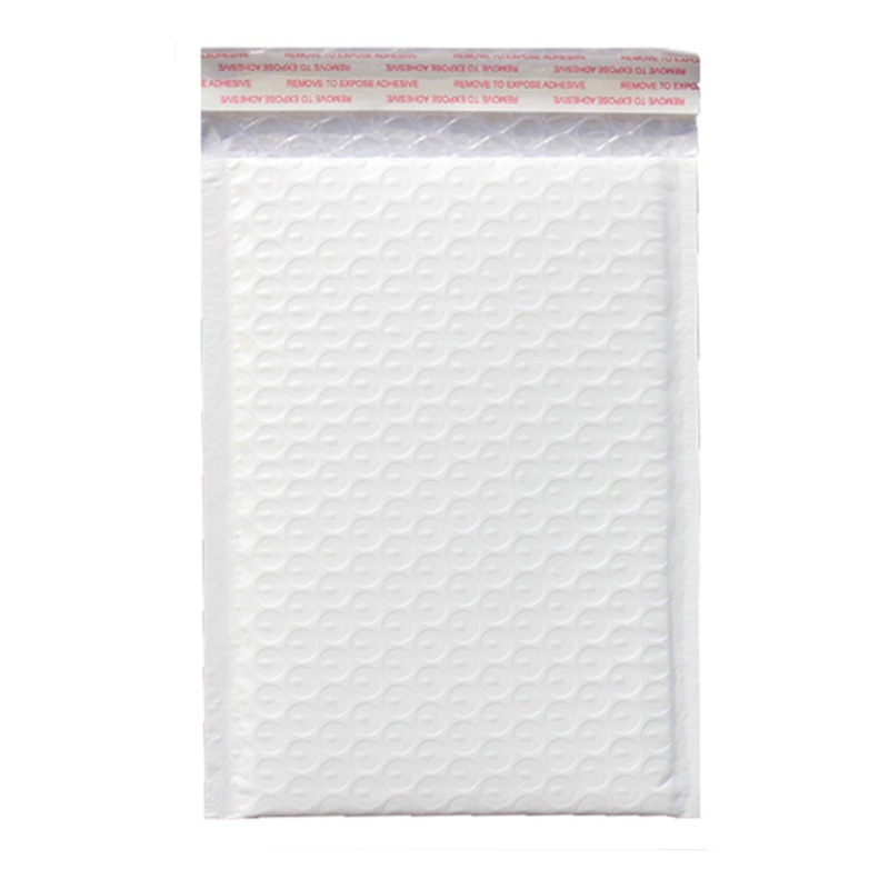 Shockproof express packaging foam bag Milky White Pearl film bubble envelope bag waterproof clothing packaging Bubble Bag