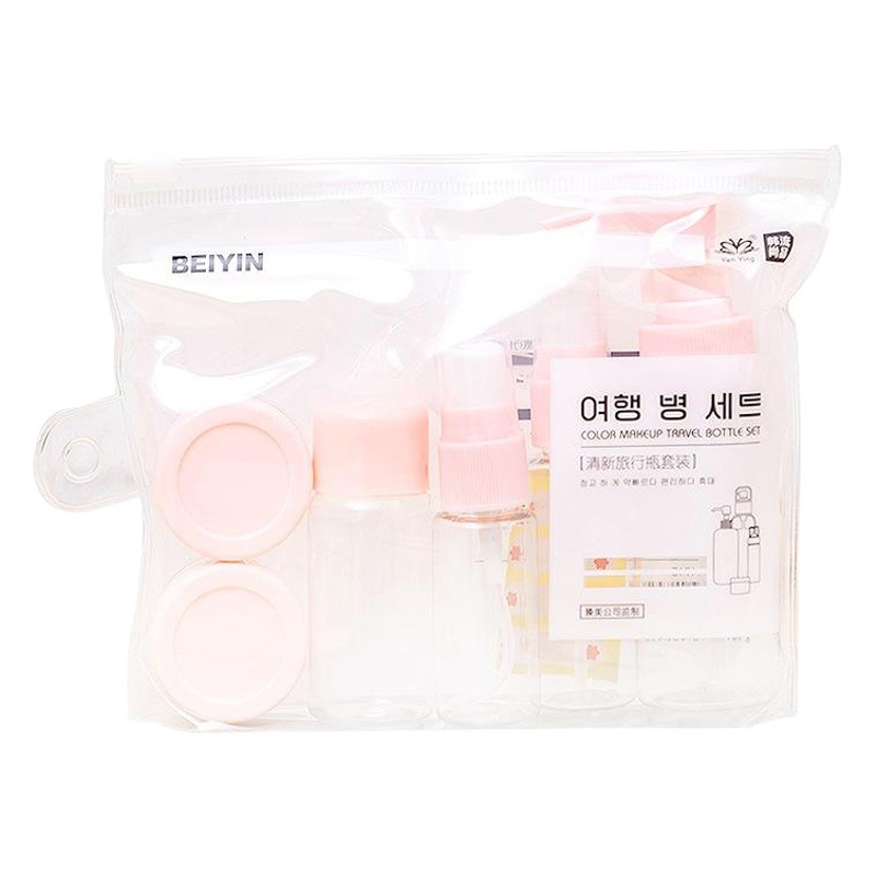 Portable Travel Empty Bottle suit Cosmetics Travel suit Press Bottle Spraying Can Travel Sub Bottling suit