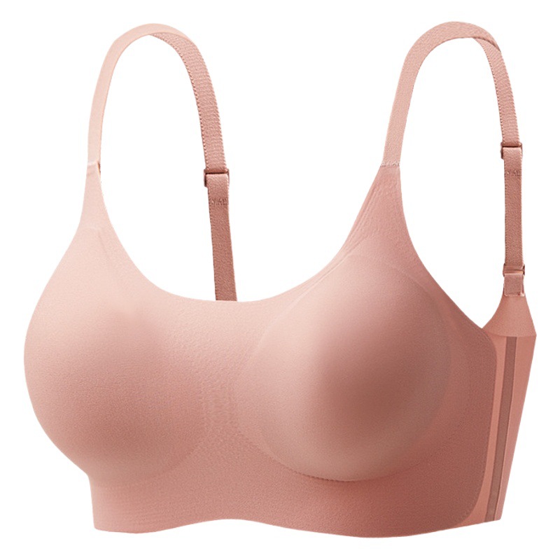 Qiaoai Liquid Foundation Invisible Seamless Thin Strap Bra for Small Bust, Push-Up, Sports, Side Breast Collection, Beautiful Back Bra, Women's Underwear