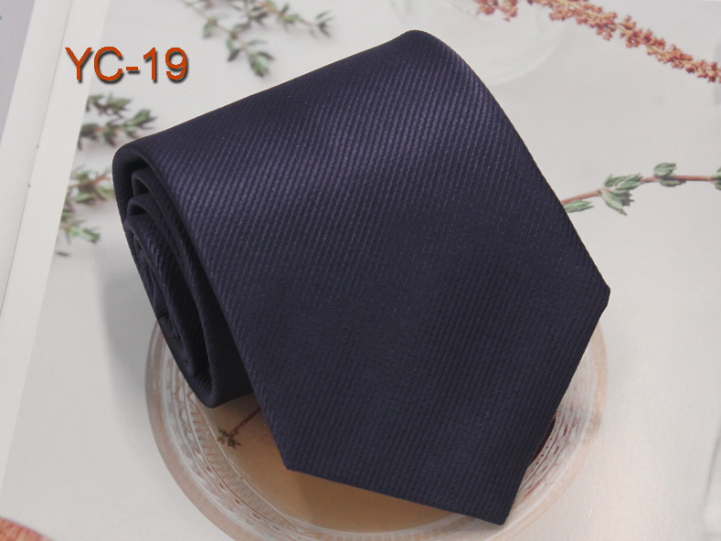 Picture of Business Casual Men's Tie Polyester Silk Twill Black Red Suit Accessories 8cm Hand Tie Solid Color Tie
