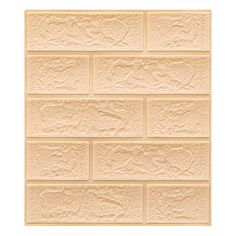 Cross-border small size 3d three-dimensional brick wall stickers anti-collision self-adhesive wallpaper wall stickers decorative wallpaper foam anti-collision stickers