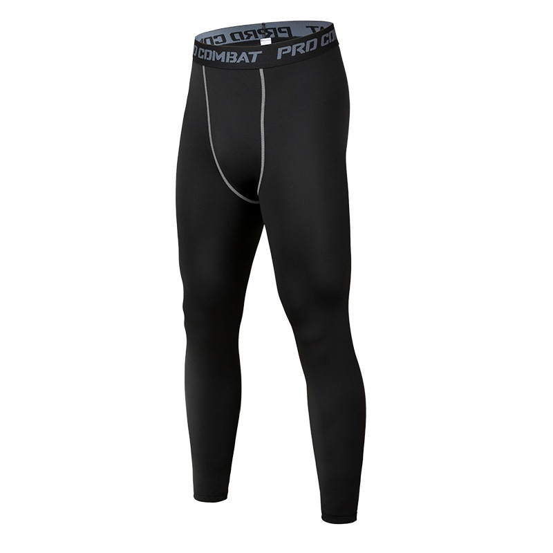 Picture of Amazon Sports Tight Pants American Men's Fitness Running Pants PRO Quick-drying Basketball Cropped Leggings Cross-border