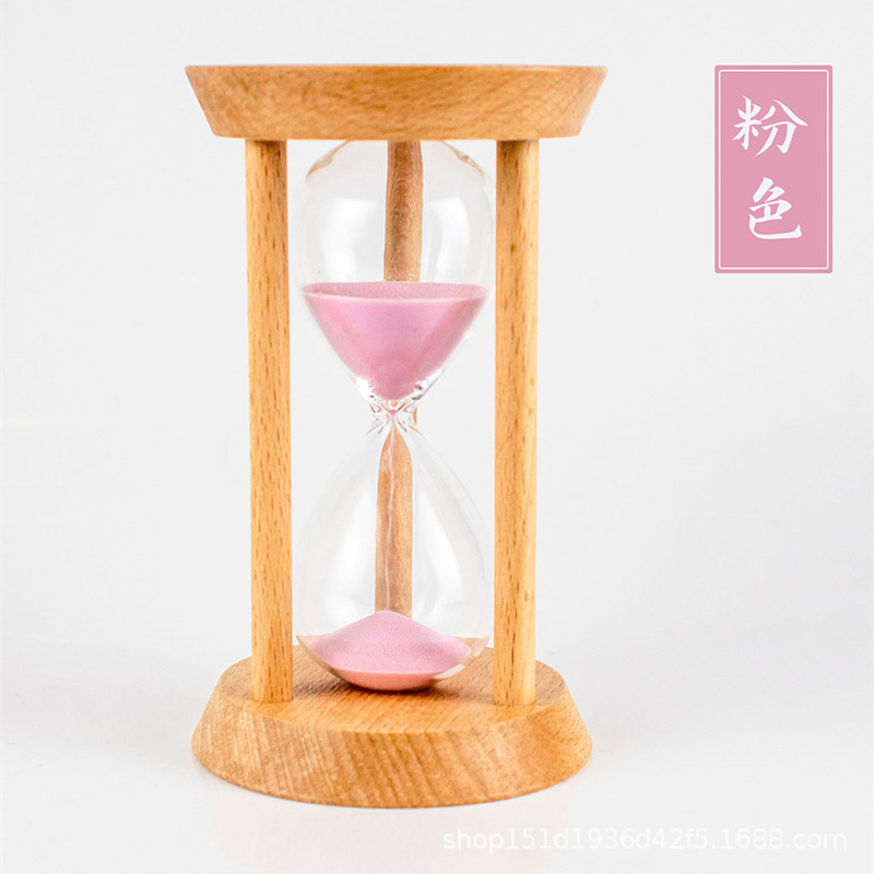 Picture of Log time hourglass timer 5/1015/20/30 minutes half hour time quicksand funnel ornaments wholesale