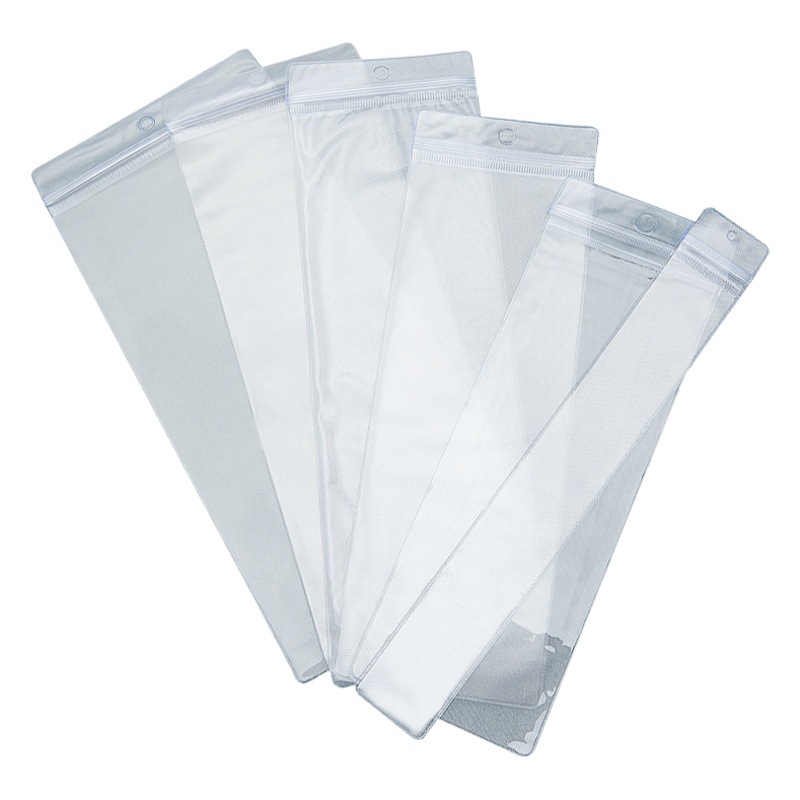 SOURCE manufacturer pvc packaging bag transparent plastic watch jewelry cosmetic protective bag storage ziplock bag