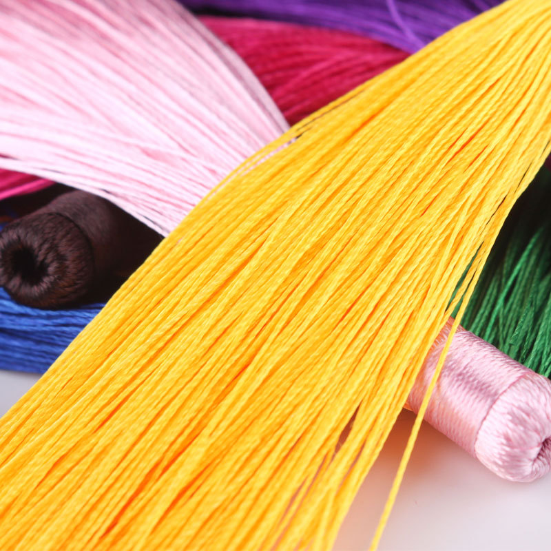 Picture of Chinese Knot Tassel Tassel DIY Weaving Handmade Car Pendant Accessories Semi-Finished Safe Pendant Lanyard Decoration