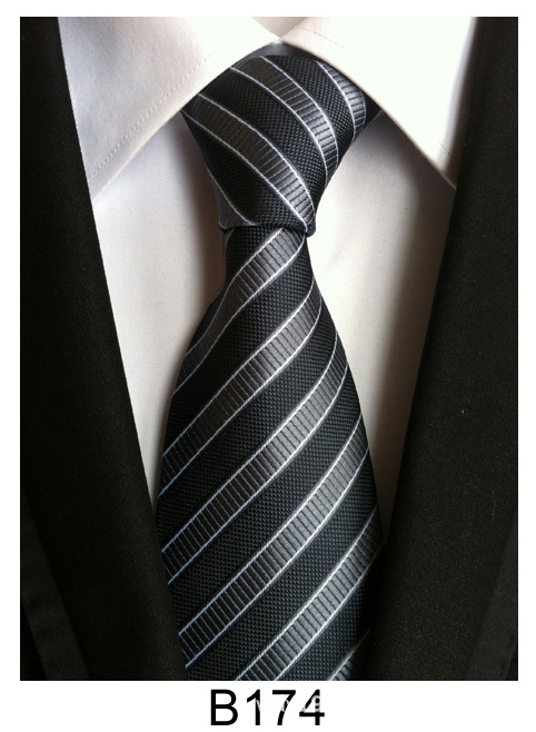 Picture of Tie Men's Casual Formal Wear Professional Business Men's Tie Polyester Silk Hand-Tied Tie Source Manufacturer Batch
