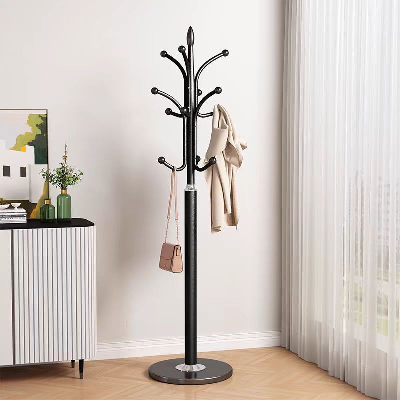 Wrought iron coat rack floor floor bedroom hanger hanger home living room vertical simple clothes clothing storage wholesale
