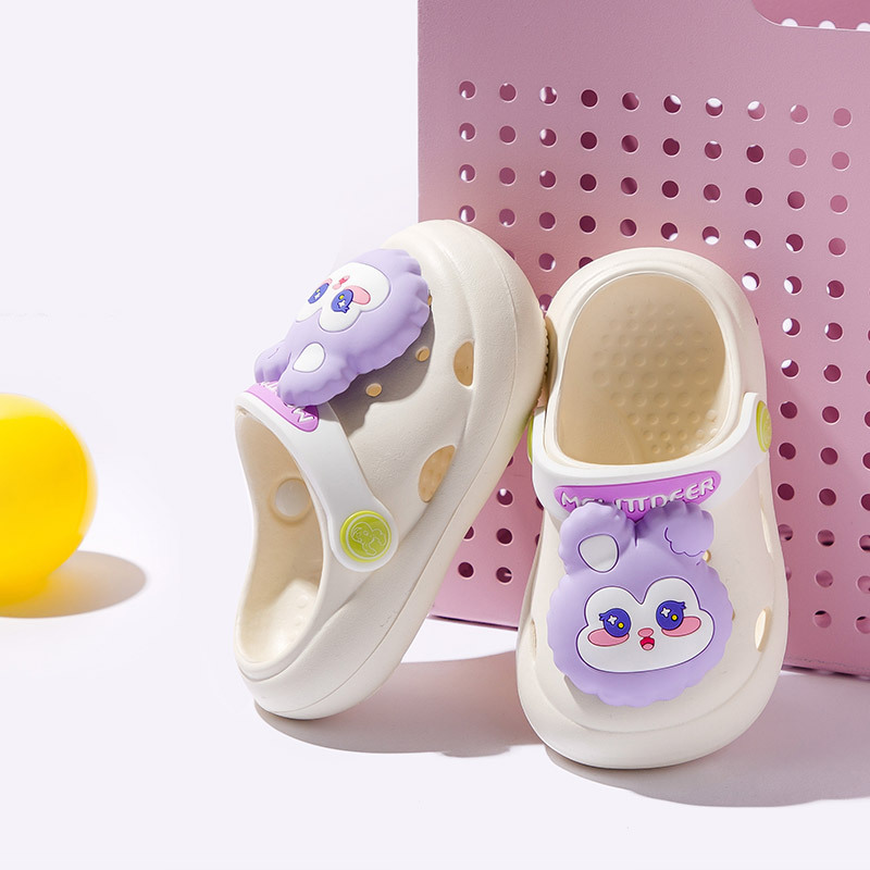 Picture of Fawn Millie Children's Slippers Summer Cartoon Casual Boys and Girls Children's Slippers Soft Soft Sole Baby Hole Shoes