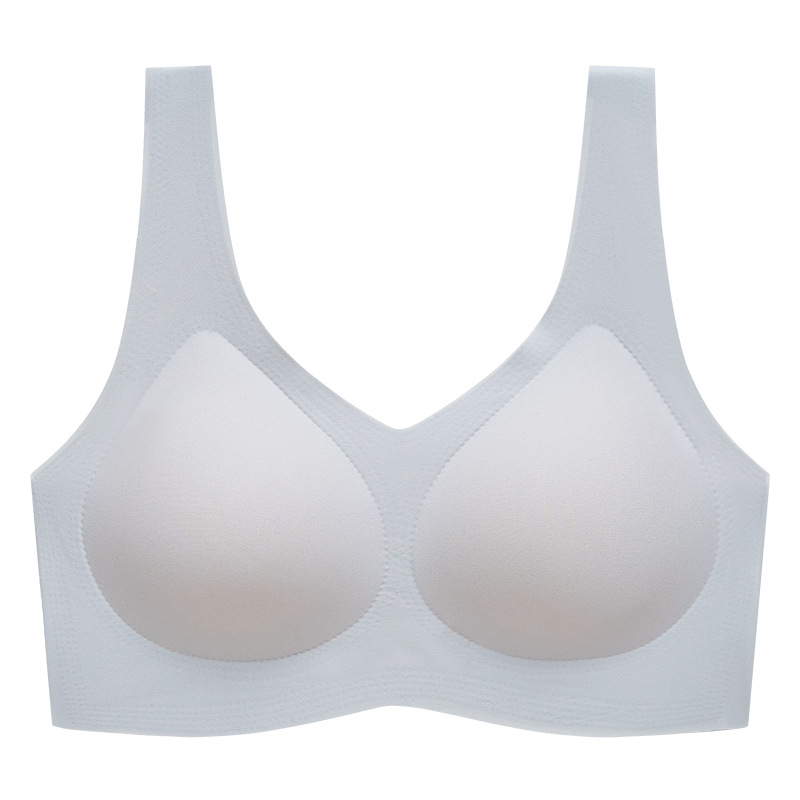 Picture of Bra Traceless Underwear Women's Full Fixed Cup Small Chest Push-up No Steel Ring Sports Beautiful Back Women's Big Chest Small Bra