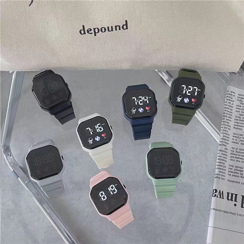 Picture of Science and Technology Watch Ladies ins High Yan Value Student Party Fashion Niche Design Unicorn Spaceman Electronic Watch