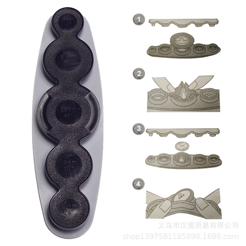 American etsy best selling DIY tools universal bag buckle button tool overcoat buckle making hand sewing tools