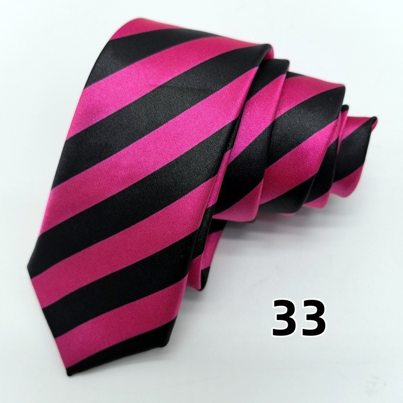 Picture of Ultra-narrow 5cm printed tie leopard print hand-tied unisex casual tie