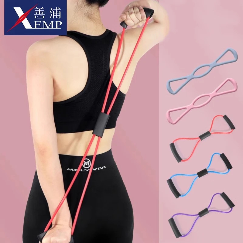 /10Y Resistance Band A1P80- Figure-Eight Shoulder Opening Resistance Band, Beautiful Back Elastic Stretching Band for Yoga
