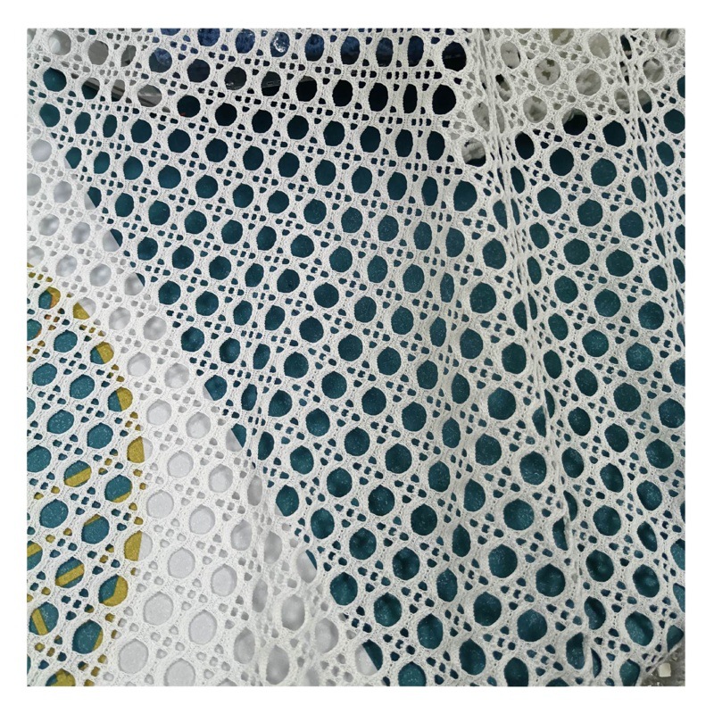 Lace fabric hollow-out vintage knitted crocheted jacquard mesh clothing accessories handmade DIY lace cloth