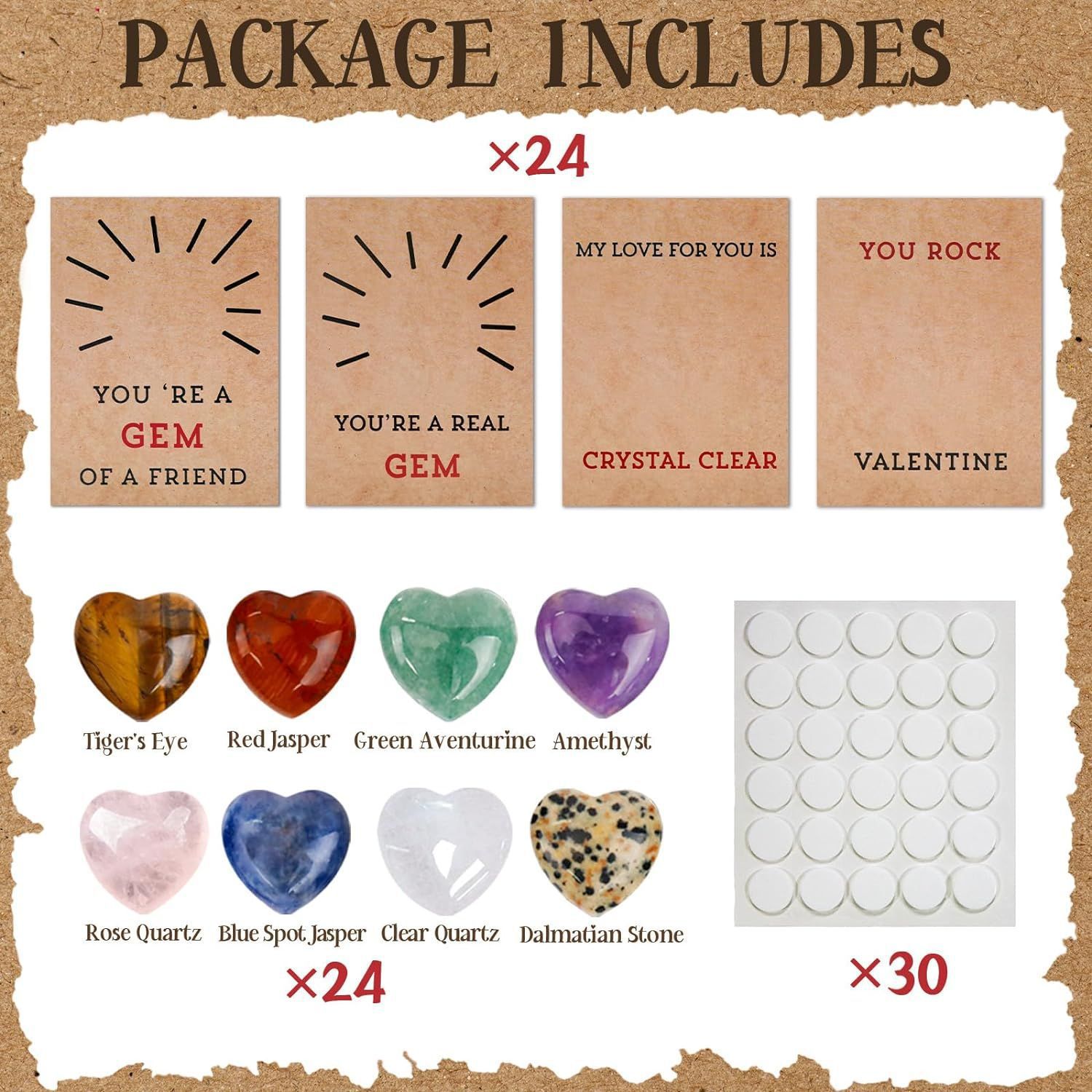 Amazon popular Valentine's Day love 24 Pack Valentines Cards with Heart wholesale