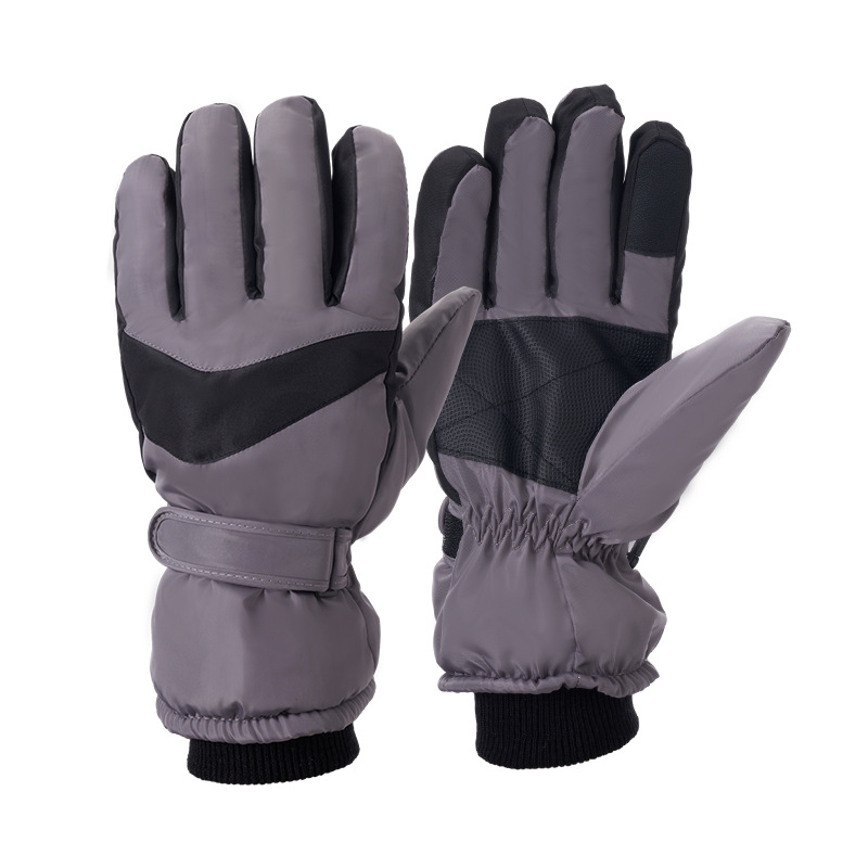 Picture of Strict selection winter ski gloves adult outdoor fleece-lined electric car riding gloves men's waterproof touch screen warm gloves