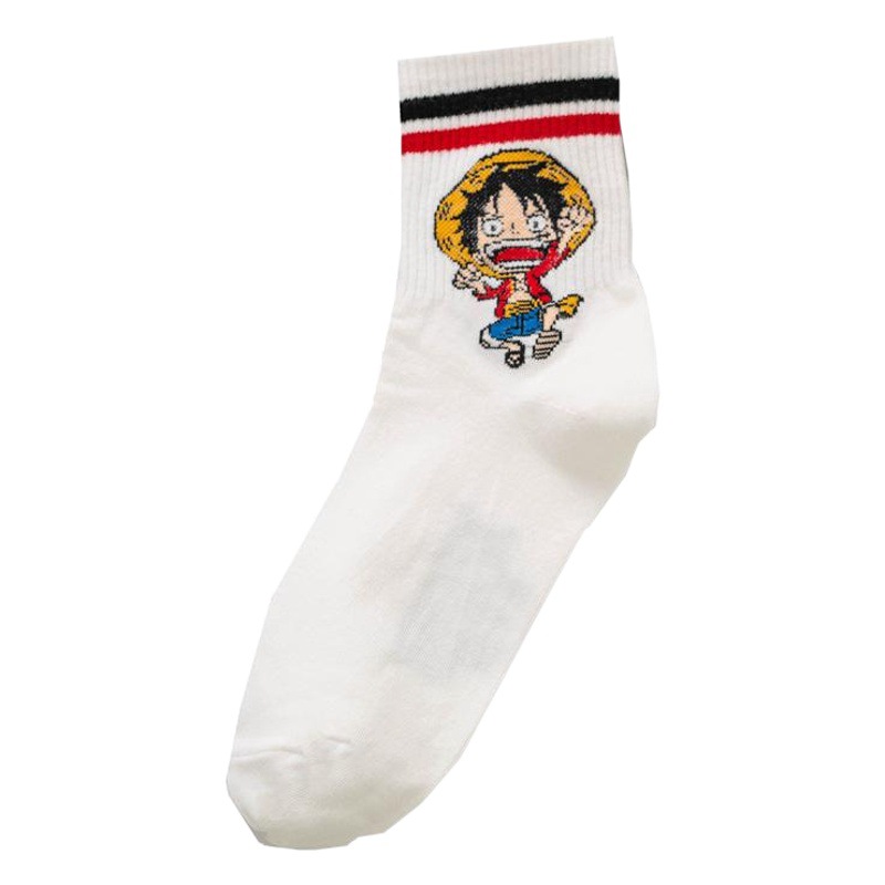 Japanese Style Socks for Women Pirate Series Cotton Mid-Calf Women's Socks Cute Cartoon Socks Fashionable Sports Socks Couple Socks