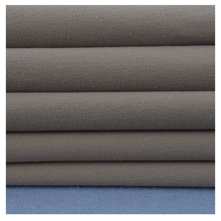 Cotton sticky woven twill C/R warp and weft double elastic fashion fabric 64% C28%R8%SP 280GSM